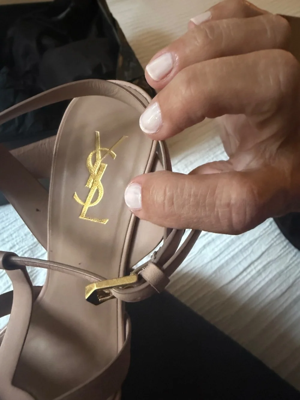 YSL Tribute 75 Nude platform